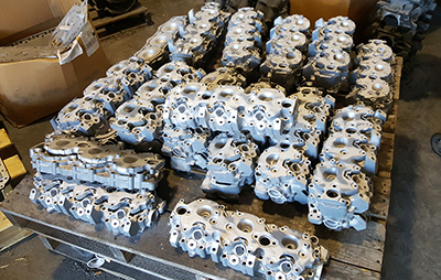 cylinder heads for final prep