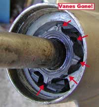 NO VANES LEFT, STRIPPED