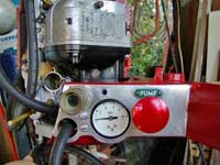 CLOSEUP OF THE CONTROL PANEL