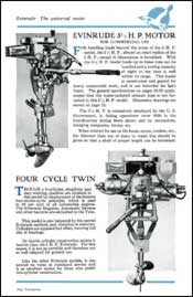 Evinrude 1919 inside 4-cycle brochure